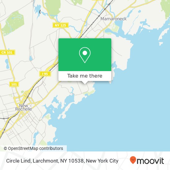 Circle Lind, Larchmont, NY 10538 map