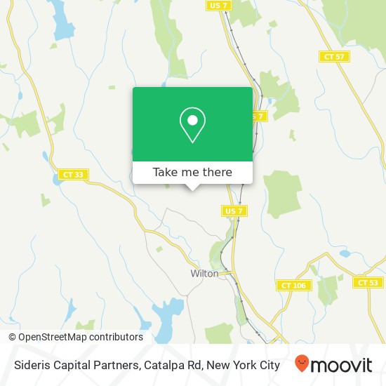 Mapa de Sideris Capital Partners, Catalpa Rd