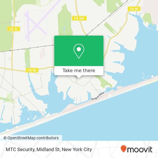 MTC Security, Midland St map