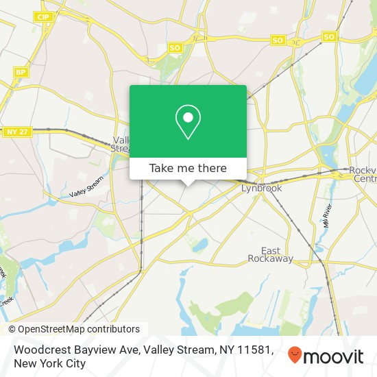 Woodcrest Bayview Ave, Valley Stream, NY 11581 map