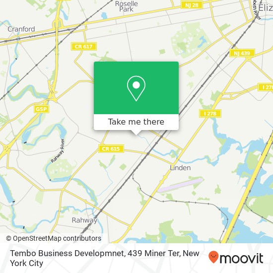 Tembo Business Developmnet, 439 Miner Ter map