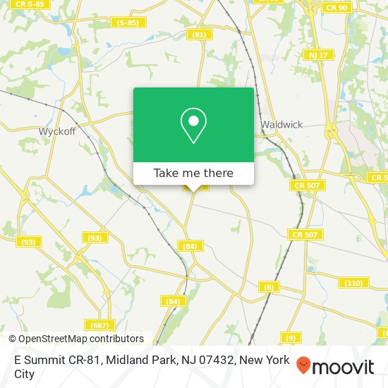 E Summit CR-81, Midland Park, NJ 07432 map