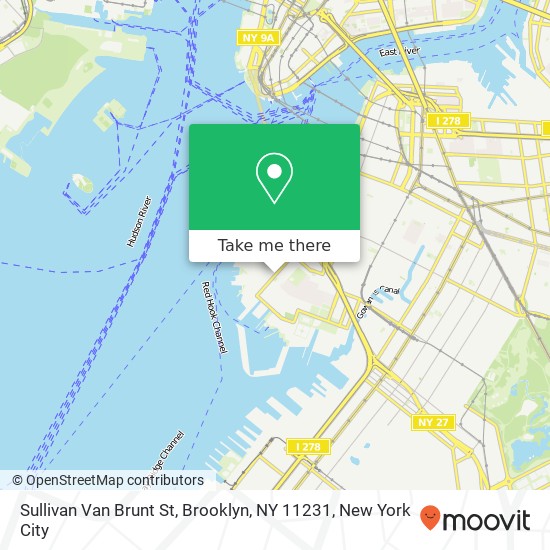 Sullivan Van Brunt St, Brooklyn, NY 11231 map