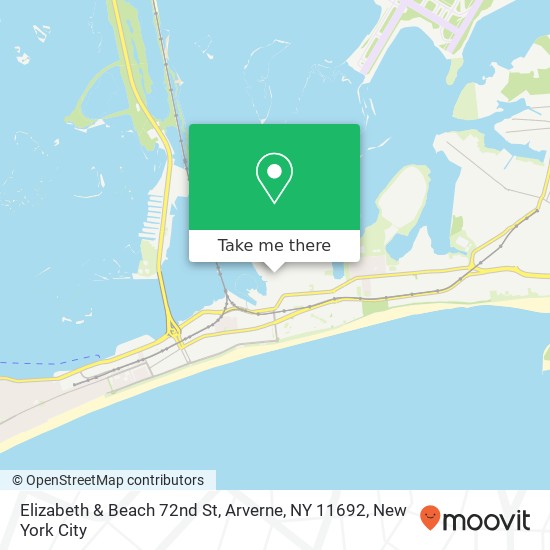 Elizabeth & Beach 72nd St, Arverne, NY 11692 map