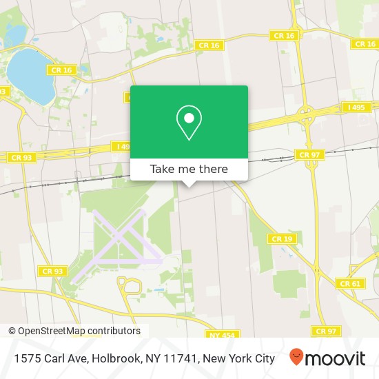 1575 Carl Ave, Holbrook, NY 11741 map