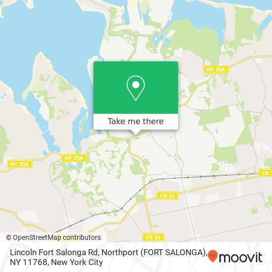 Mapa de Lincoln Fort Salonga Rd, Northport (FORT SALONGA), NY 11768
