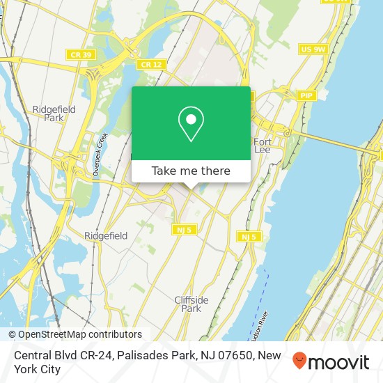 Central Blvd CR-24, Palisades Park, NJ 07650 map