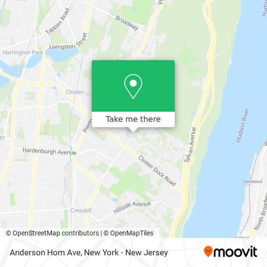 Mapa de Anderson Hom Ave