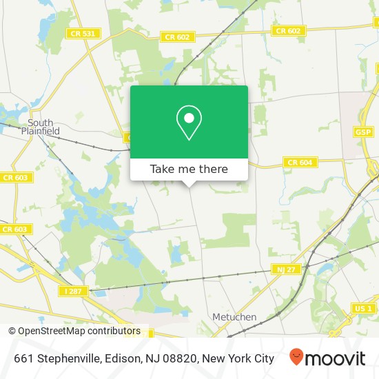 661 Stephenville, Edison, NJ 08820 map