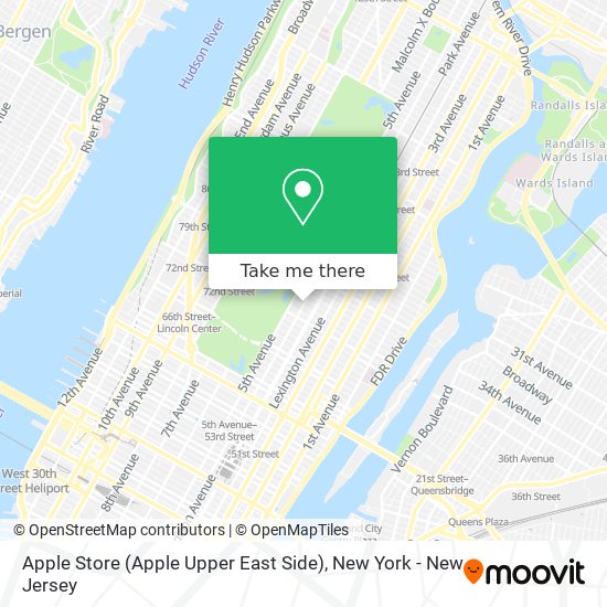 Apple Store (Apple Upper East Side) map