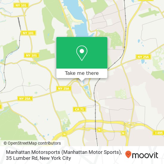 Mapa de Manhattan Motorsports (Manhattan Motor Sports), 35 Lumber Rd