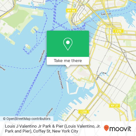 Louis J Valentino Jr Park & Pier (Louis Valentino, Jr. Park and Pier), Coffey St map