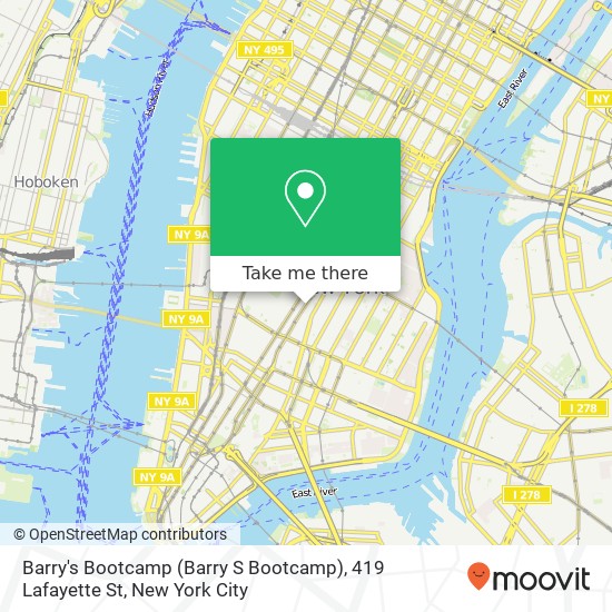 Barry's Bootcamp (Barry S Bootcamp), 419 Lafayette St map