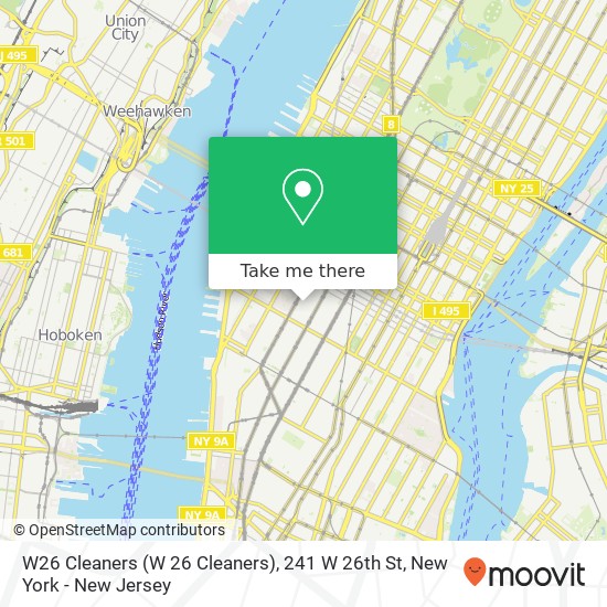 Mapa de W26 Cleaners (W 26 Cleaners), 241 W 26th St