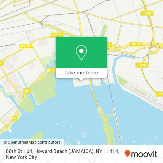Mapa de 88th St 164, Howard Beach (JAMAICA), NY 11414