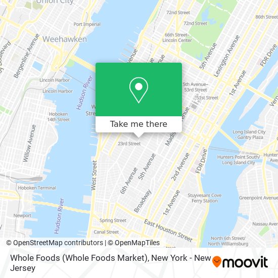 Whole Foods (Whole Foods Market) map