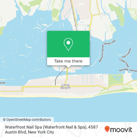 Mapa de Waterfront Nail Spa (Waterfront Nail & Spa), 4587 Austin Blvd