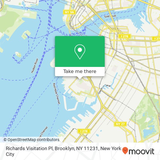 Richards Visitation Pl, Brooklyn, NY 11231 map