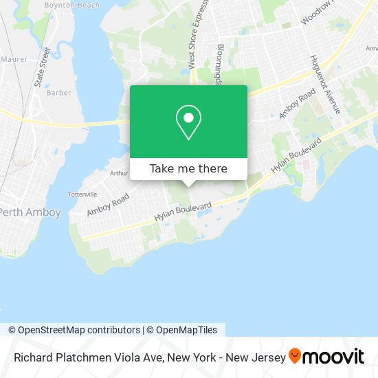 Richard Platchmen Viola Ave map