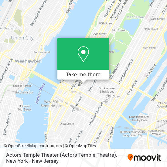 Actors Temple Theater (Actors Temple Theatre) map