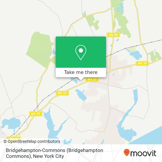 Bridgehampton-Commons map