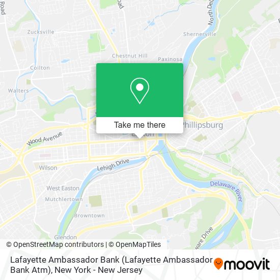 Mapa de Lafayette Ambassador Bank