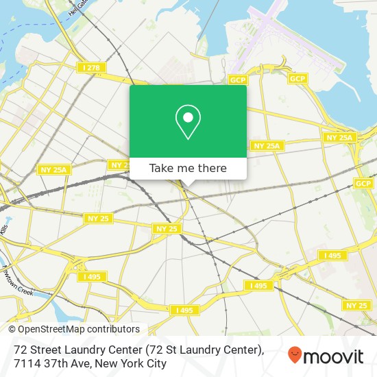 72 Street Laundry Center (72 St Laundry Center), 7114 37th Ave map