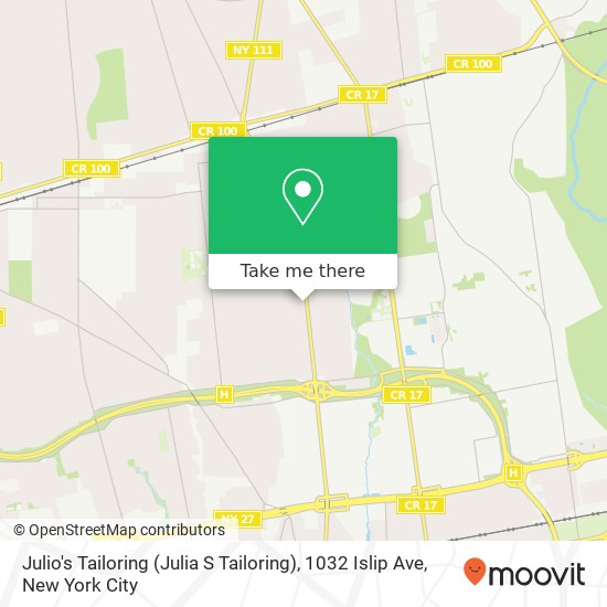 Julio's Tailoring (Julia S Tailoring), 1032 Islip Ave map