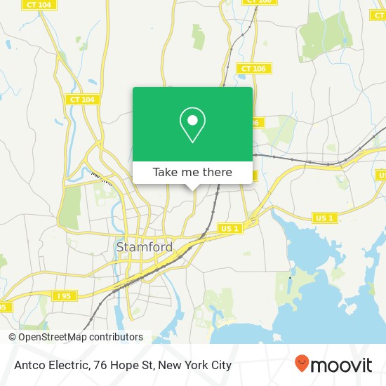 Mapa de Antco Electric, 76 Hope St