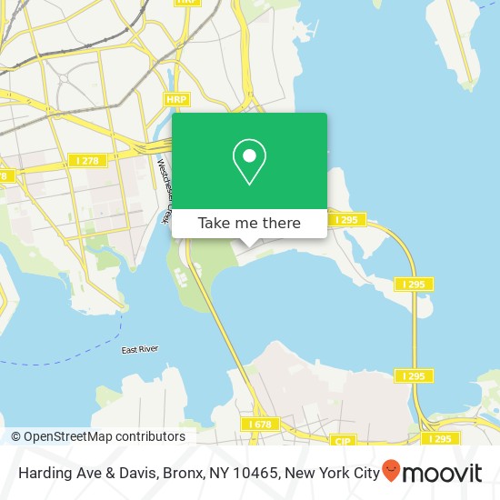 Harding Ave & Davis, Bronx, NY 10465 map