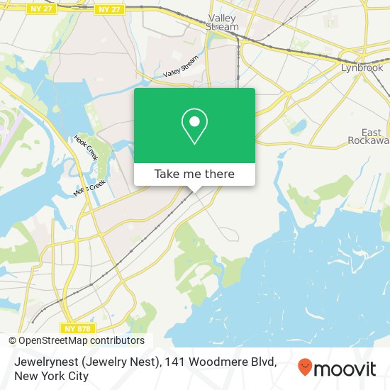 Mapa de Jewelrynest (Jewelry Nest), 141 Woodmere Blvd