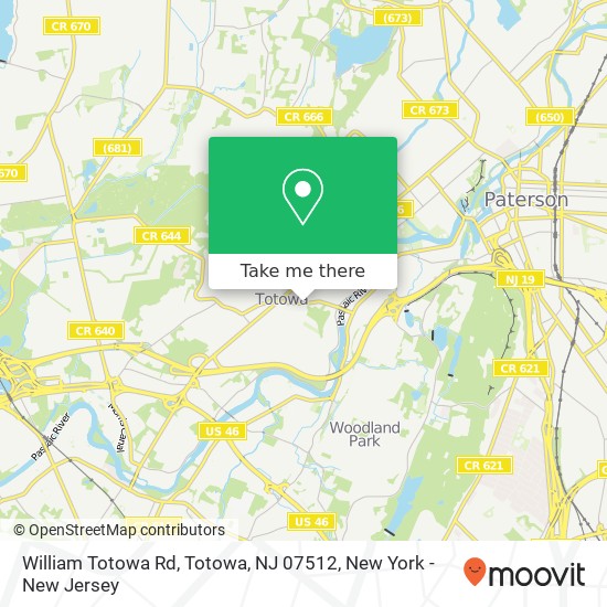 William Totowa Rd, Totowa, NJ 07512 map