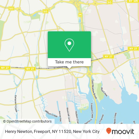 Mapa de Henry Newton, Freeport, NY 11520