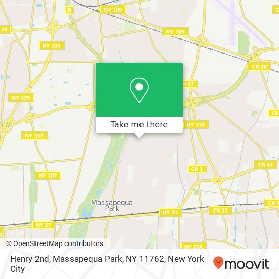 Mapa de Henry 2nd, Massapequa Park, NY 11762