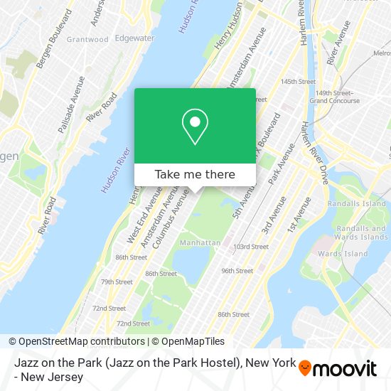 Jazz on the Park map