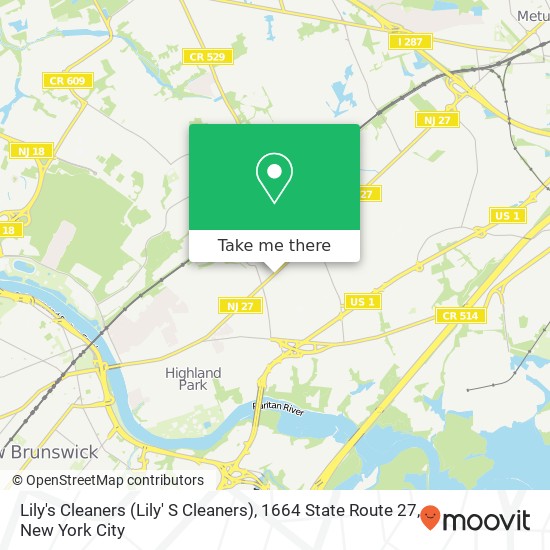 Lily's Cleaners (Lily' S Cleaners), 1664 State Route 27 map