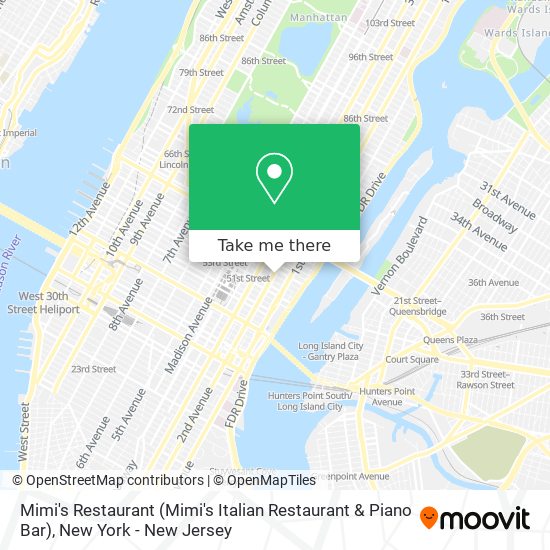 Mapa de Mimi's Restaurant (Mimi's Italian Restaurant & Piano Bar)