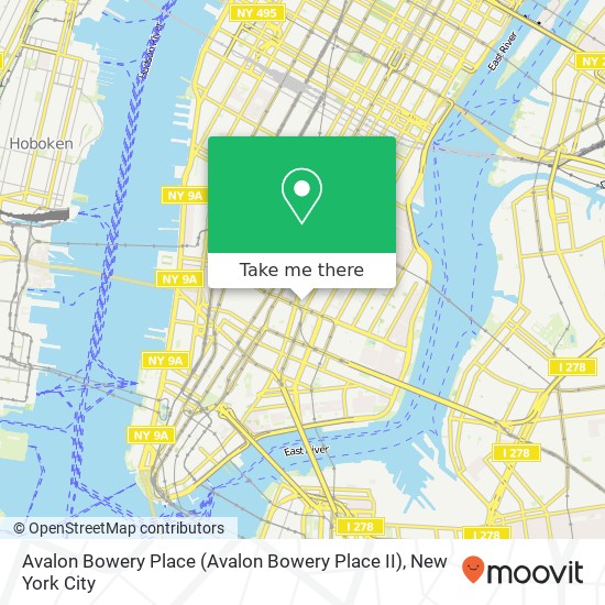 Avalon Bowery Place map
