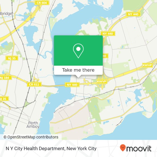 Mapa de N Y City Health Department