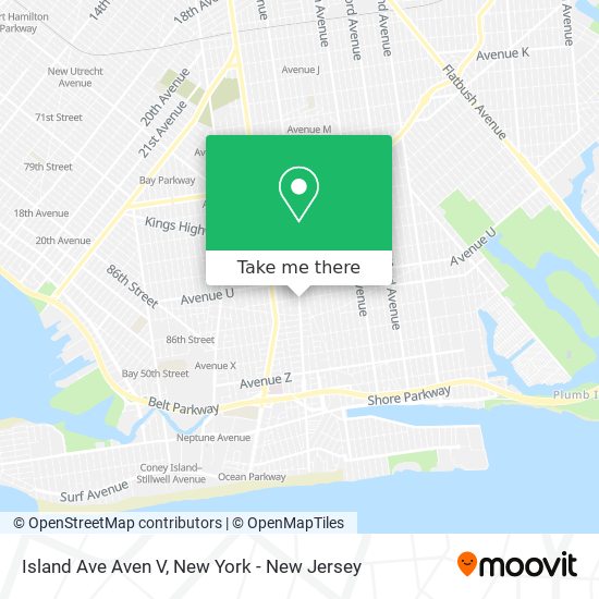 Island Ave Aven V map
