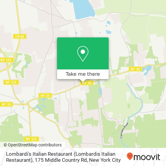 Lombardi's Italian Restaurant (Lombardis Italian Restaurant), 175 Middle Country Rd map
