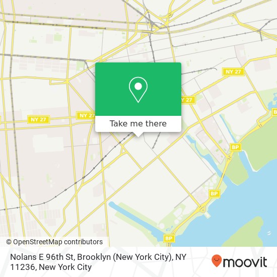 Nolans E 96th St, Brooklyn (New York City), NY 11236 map