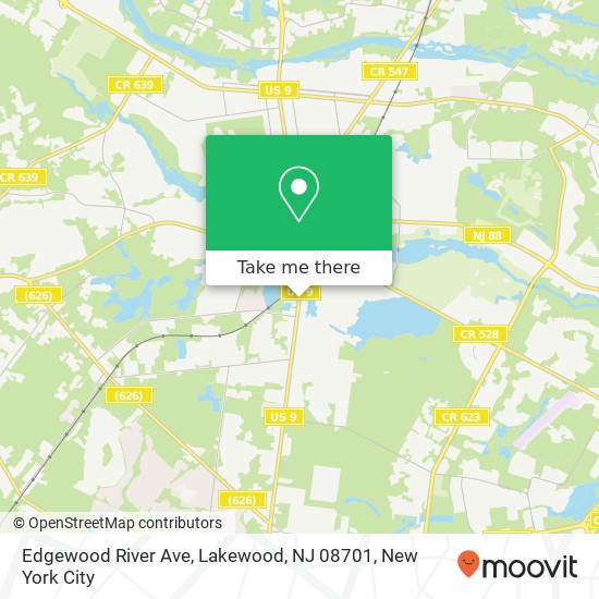 Edgewood River Ave, Lakewood, NJ 08701 map