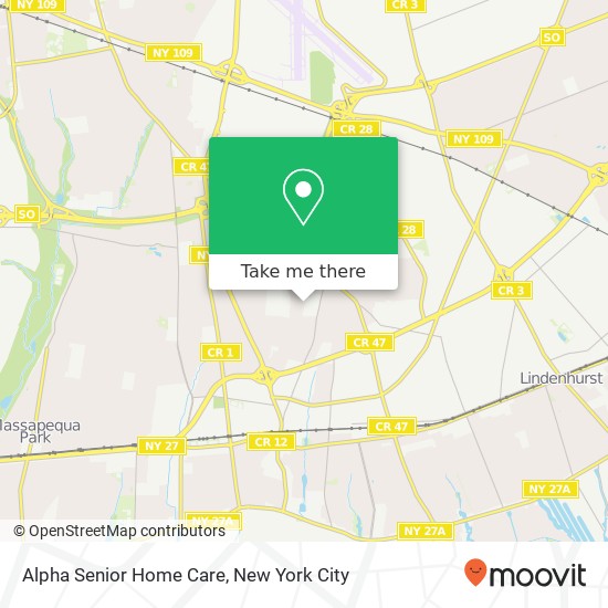 Alpha Senior Home Care map