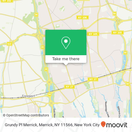 Grundy Pl Merrick, Merrick, NY 11566 map