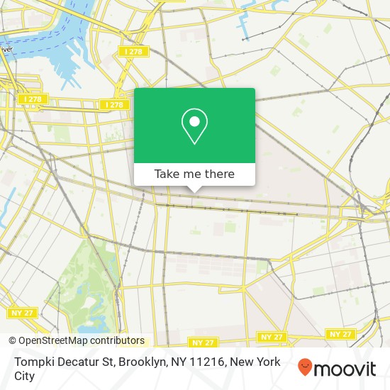 Tompki Decatur St, Brooklyn, NY 11216 map