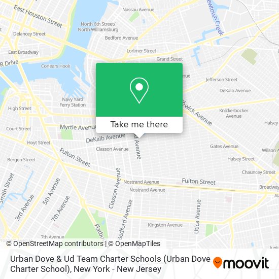 Mapa de Urban Dove & Ud Team Charter Schools (Urban Dove Charter School)