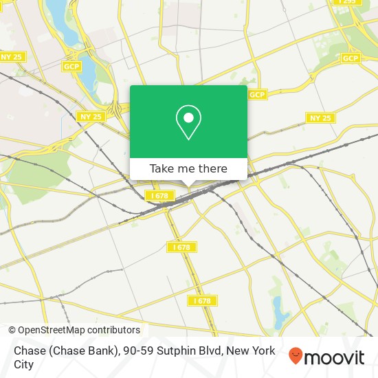 Chase (Chase Bank), 90-59 Sutphin Blvd map