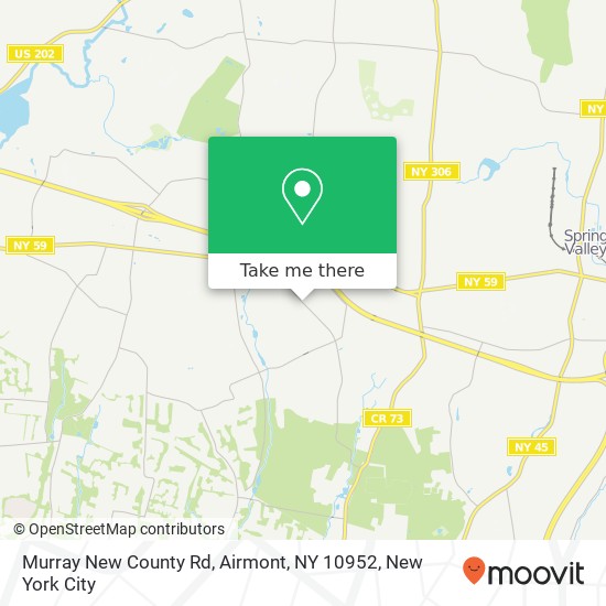 Mapa de Murray New County Rd, Airmont, NY 10952