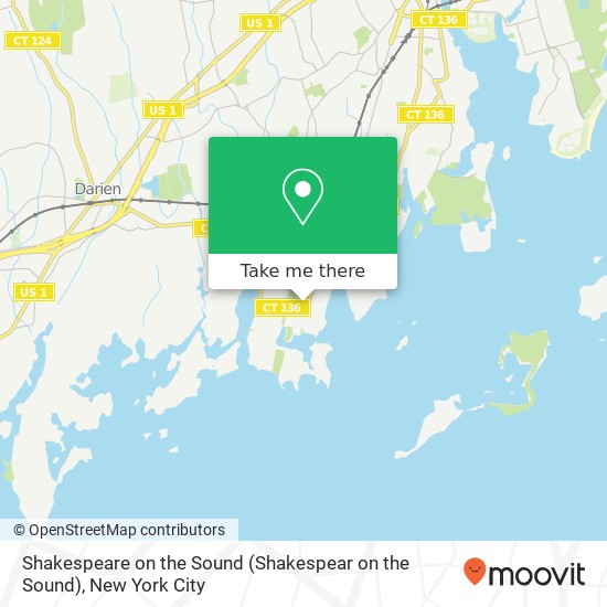 Shakespeare on the Sound map